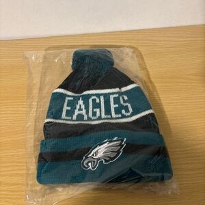 NFL Philadelphia Eagles Hat Beanie Warm Knit w Pom